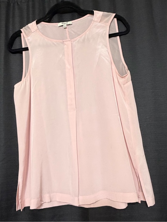 Madewell Tops - Madewell Light Pink Sleeveless Blouse
